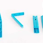 PELADOR FIBRA DROP  PLASTICO COLOR AZUL SOLANA Código: 216